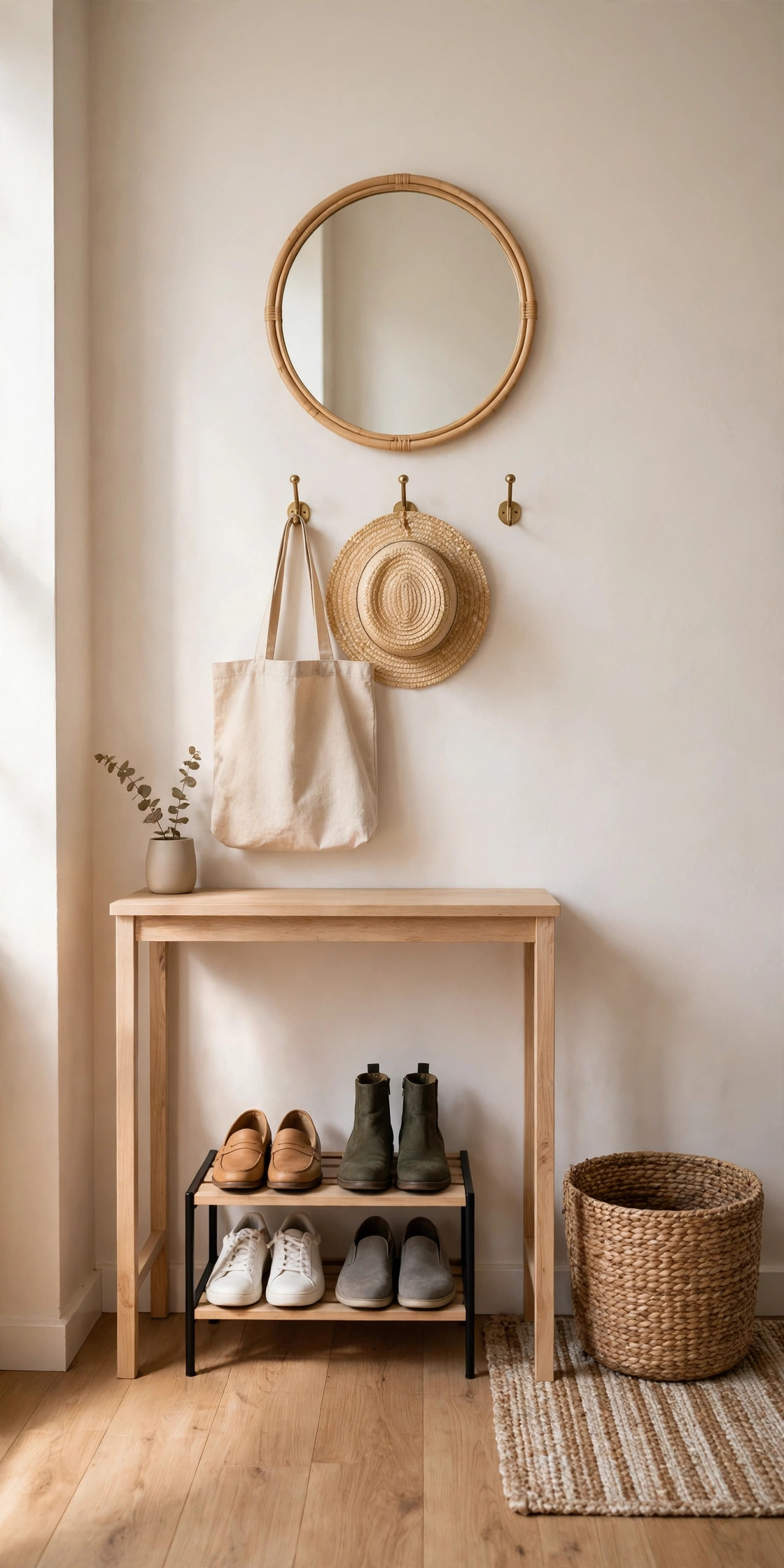 19 Tiny Entryway Storage Ideas for Homes With No Mudroom